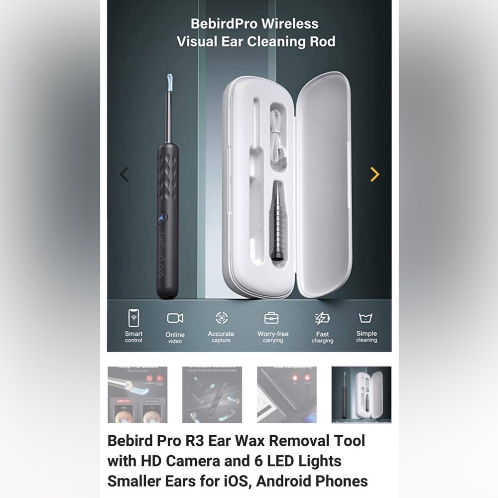BeBird Pro R3 Ear Wax Removal Tool Kit - Picture 6 of 9
